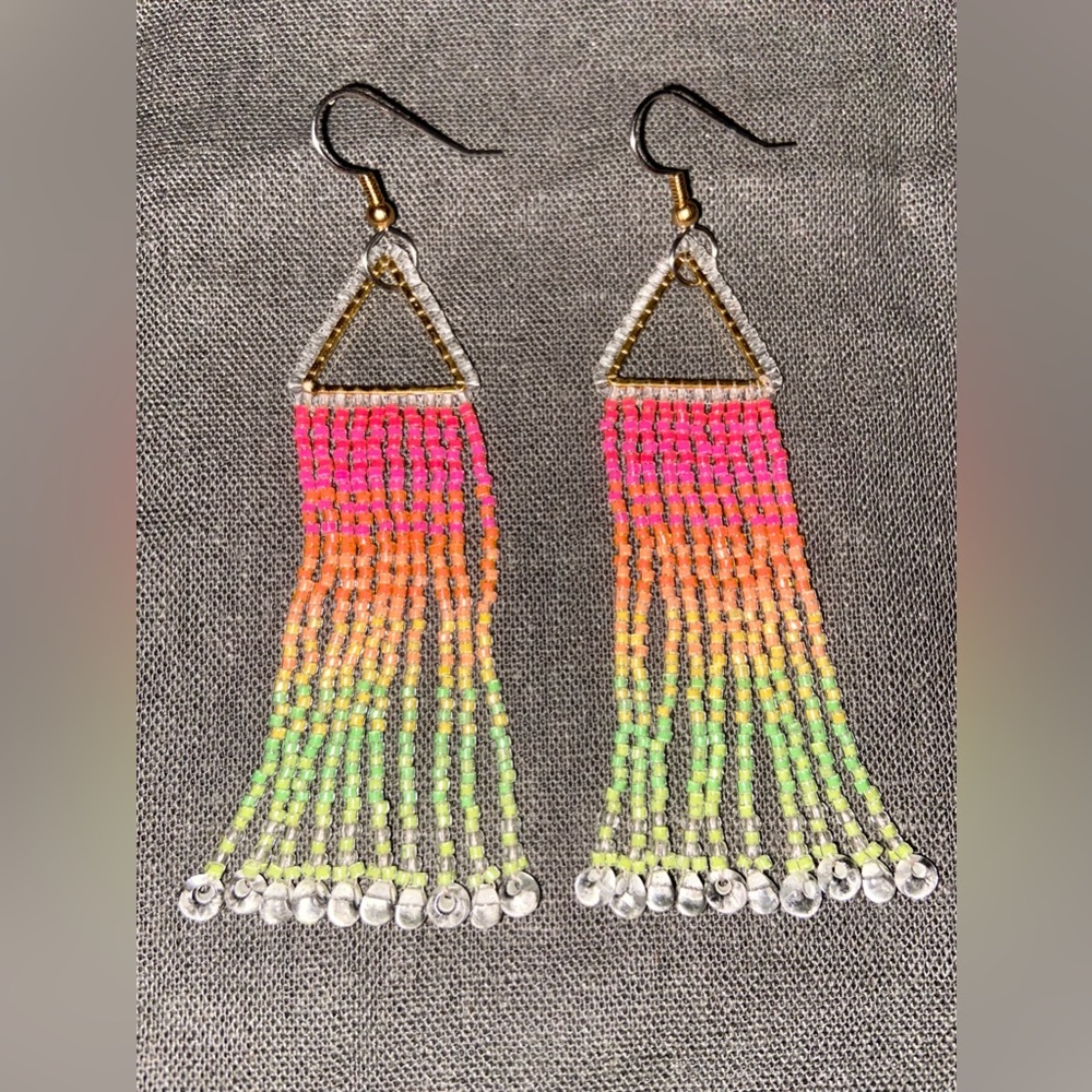 Triangle Party Time Earrings